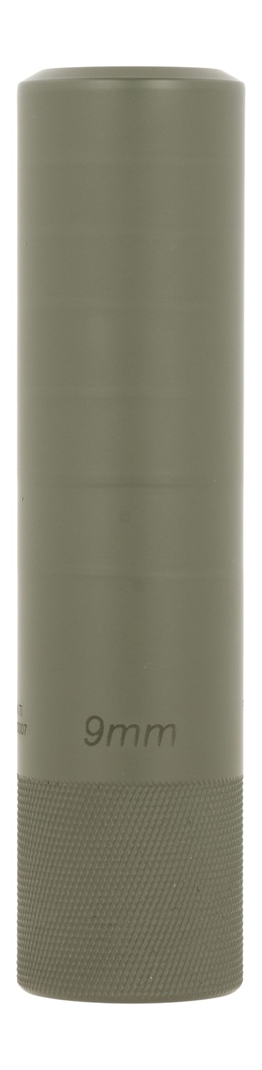 Fletcher Rifle Works PERM9TIODG Permian 9mm 1.62" OD Green Titanium 1.375"x24