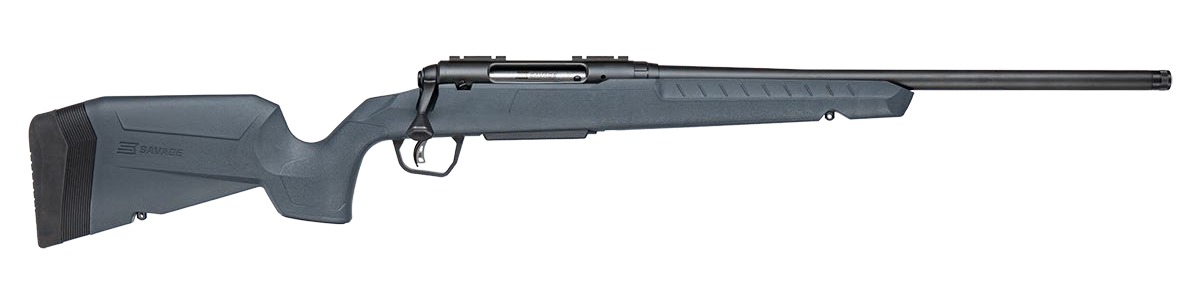 Savage Arms 33127 Axis 2 6.5 Creedmoor 4+1 20" Matte Black Carbon Steel Threaded Barrel, Drilled & Tapped Receiver, Gray Fixed w/Pistol Grip Synthetic Stock, Right Hand