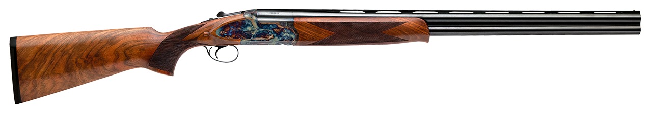 Dickinson LLC  Plantation  410 Gauge Break Open 2rd 28" Vent Rib Over/Under Barrel, Case Hardened Moly-Chrome Steel Receiver, Oiled Turkish Walnut Stock