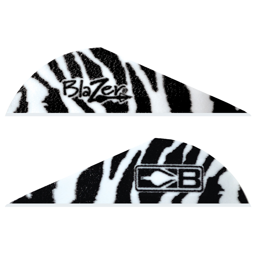 Bohning Blazer Vanes White Tiger 100 pk.
