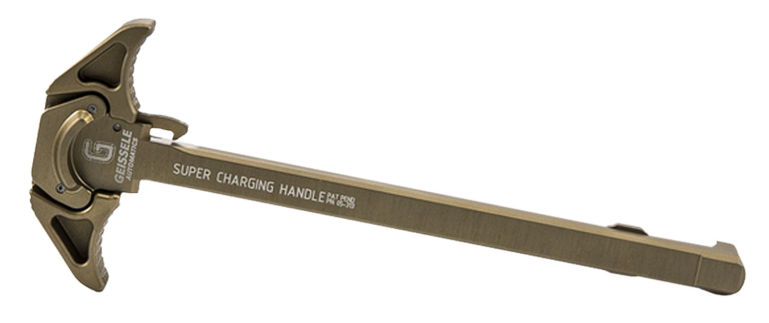 Geissele Automatics 05313S Super  AR-15 Desert Dirt Desert Dirt Hardcoat Anodized 7075-T6 Aluminum Ambidextrous Hand