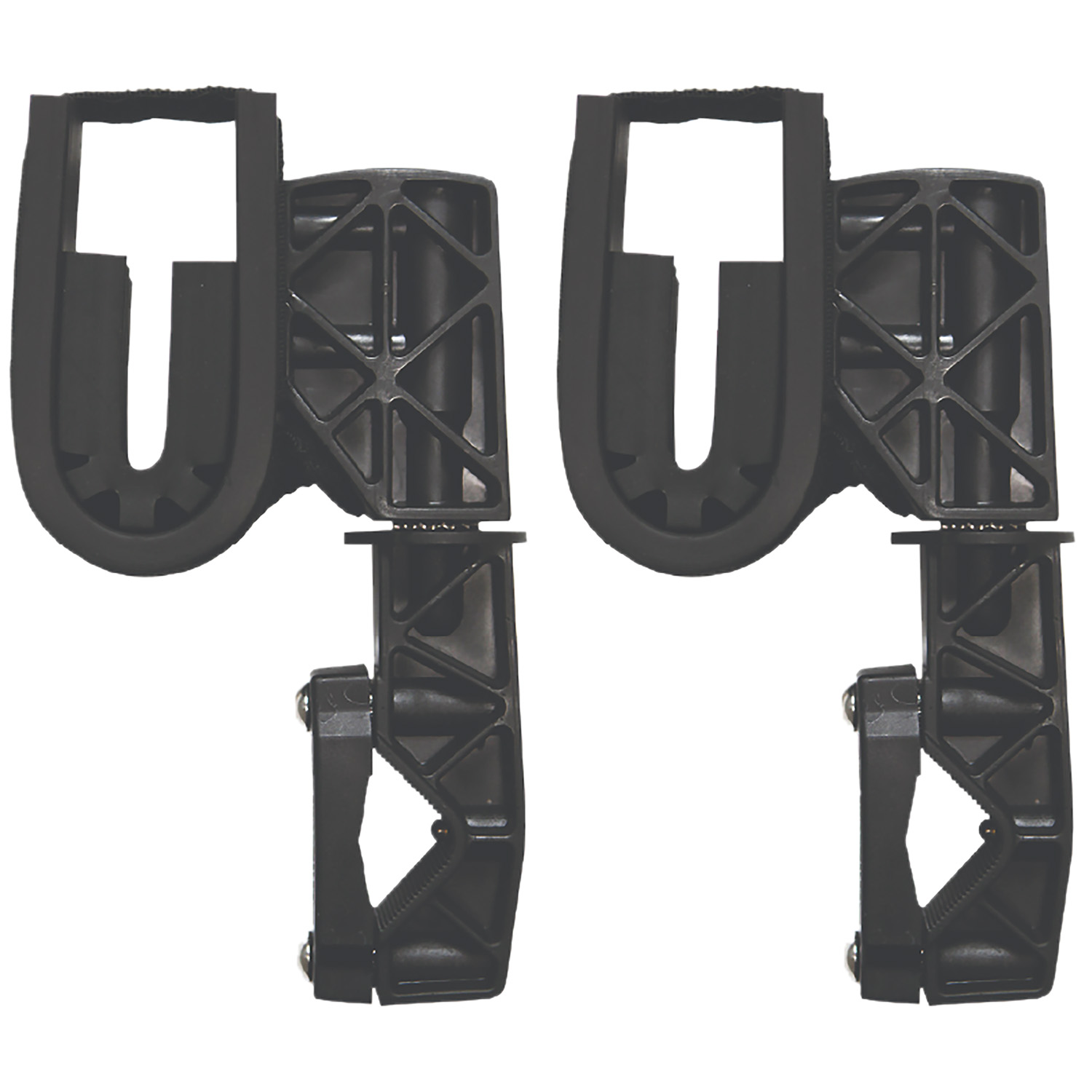 Rugged Gear 10100 Single Hook Gun Mount  Rifle/Shotgun Black Nylon 2 Pack