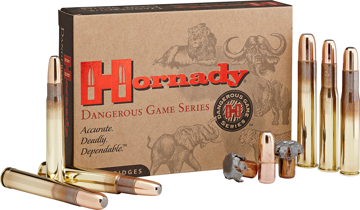 Hornady 8257 Dangerous Game  450NitroExpress 480gr DGX Bonded 20 Per Box/6 Case