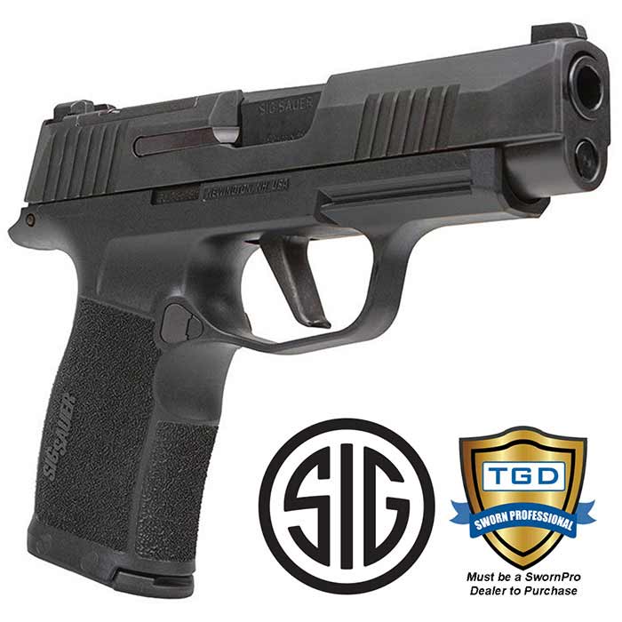 P365 9MM 3.7 inch barrel 12 Round in Black with Night Sights Optics Ready