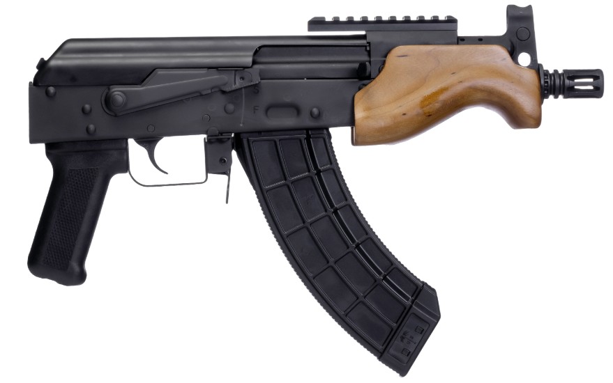 Micro Draco Pstl 7.62X39 6.25" TB Blk/Wood 30-rd