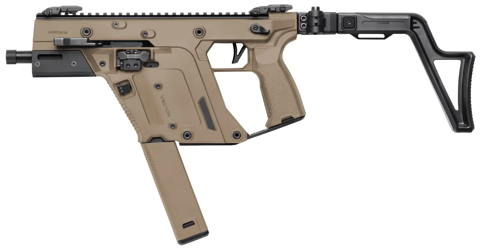 KRISS VECTOR SBR G3 5.5" BRL BLK 9MM 40RD FDE