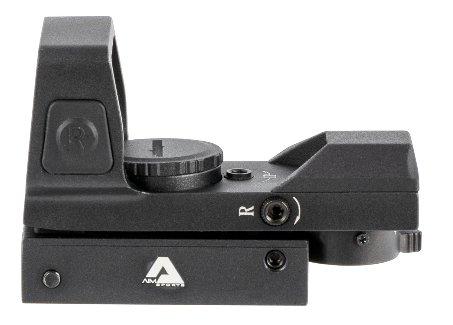 Aim Sports RT503F Full-Size Reflex Sight  Matte Black 1x33mm Red/Green Multi Reticle