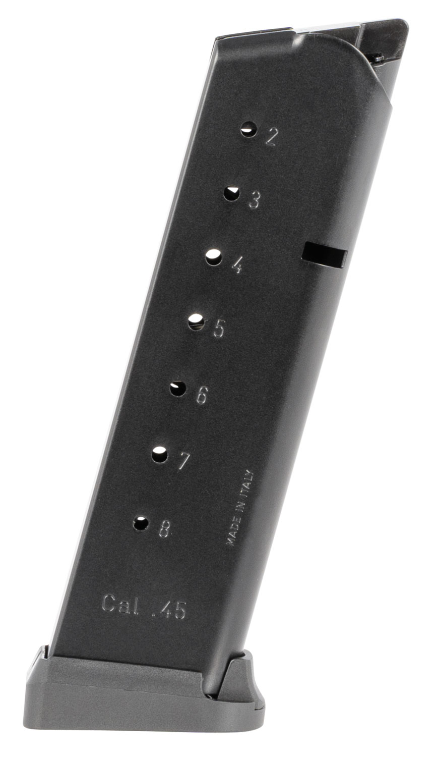 Mec-Gar MGCG4508MATCH 1911 Government 8rd 45 ACP, Blued w/Anti-Friction Coating Carbon Steel