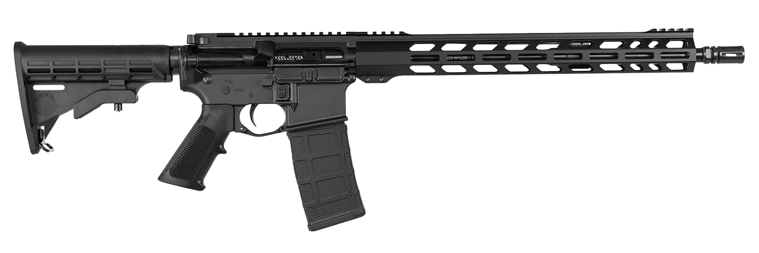 UnBranded AR 223WYFS0001  UAR-F 223 Wylde 30+1 16" Barrel, Black Nitride Metal Finish, 15" M-Lok Handguard, Black Collapsible Stock, Textured Black Polymer Grip