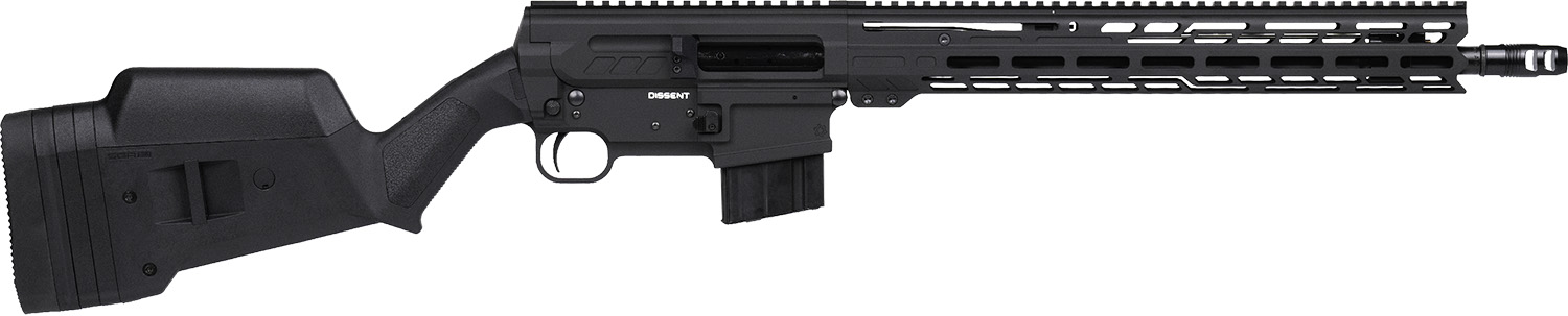 CMMG 60AB40CAB Dissent BR4 *CA Compliant 6mm ARC 10+1 16.10" Black Nitride Threaded Barrel, Black Armor Cerakote Picatinny Rail Aluminum Receiver, Magpul SGA Black Synthetic Stock
