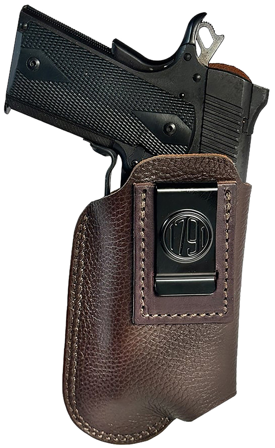 1791 Gunleather ORLBFCD4LBRWR   IWB Size 04 Brown Leather Right Hand