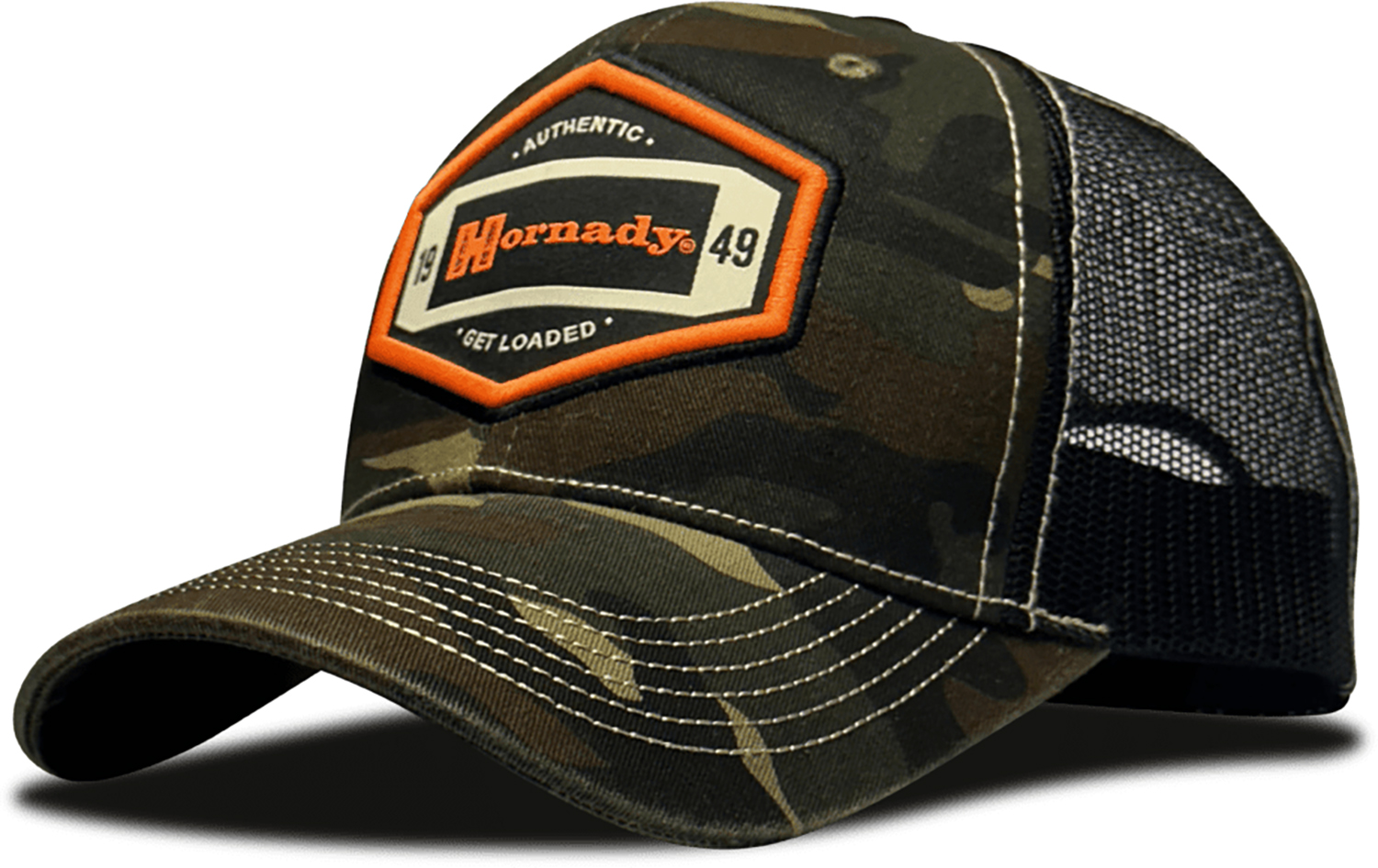 Hornady Gear 32830 Trucker  Camo Hornady Patch