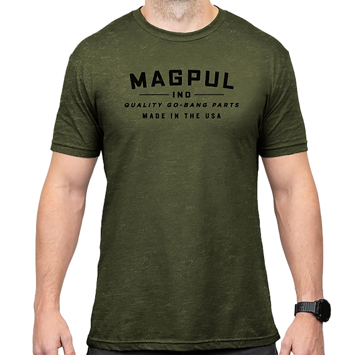 Magpul MAG1112-317-2XL Go Bang Parts  OD Green Cotton/Polyester Short Sleeve 2XL