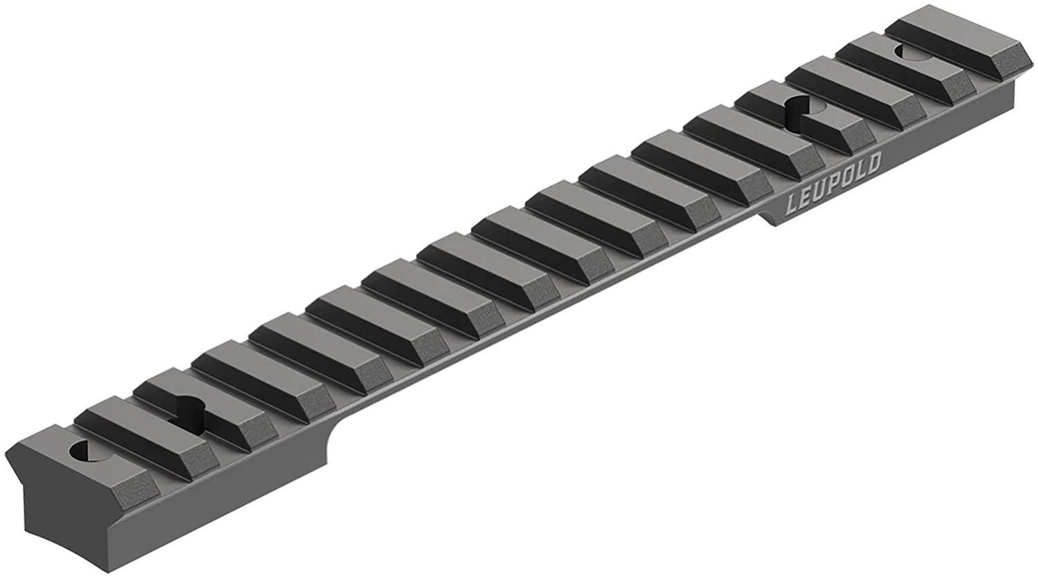 Leupold 187343 BackCountry Cross-Slot Base Black Aluminum Fits Remington 700 Long Action 20 MOA