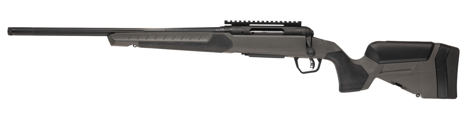 Savage Arms 32553 110 Core Hunter 243 Win 4+1 20" Fluted Barrel, Flat Dark Gray AccuStock w/AccuFit V2 Synthetic Stock, Left Hand