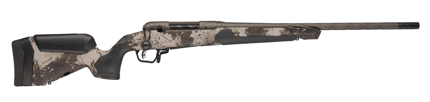 Savage Arms 32613 110 Core Hunter Pro 300 PRC 5+1 24" Fluted Barrel, Savage Western Camo AccuStock w/AccuFit V2 Synthetic Stock, Right Hand