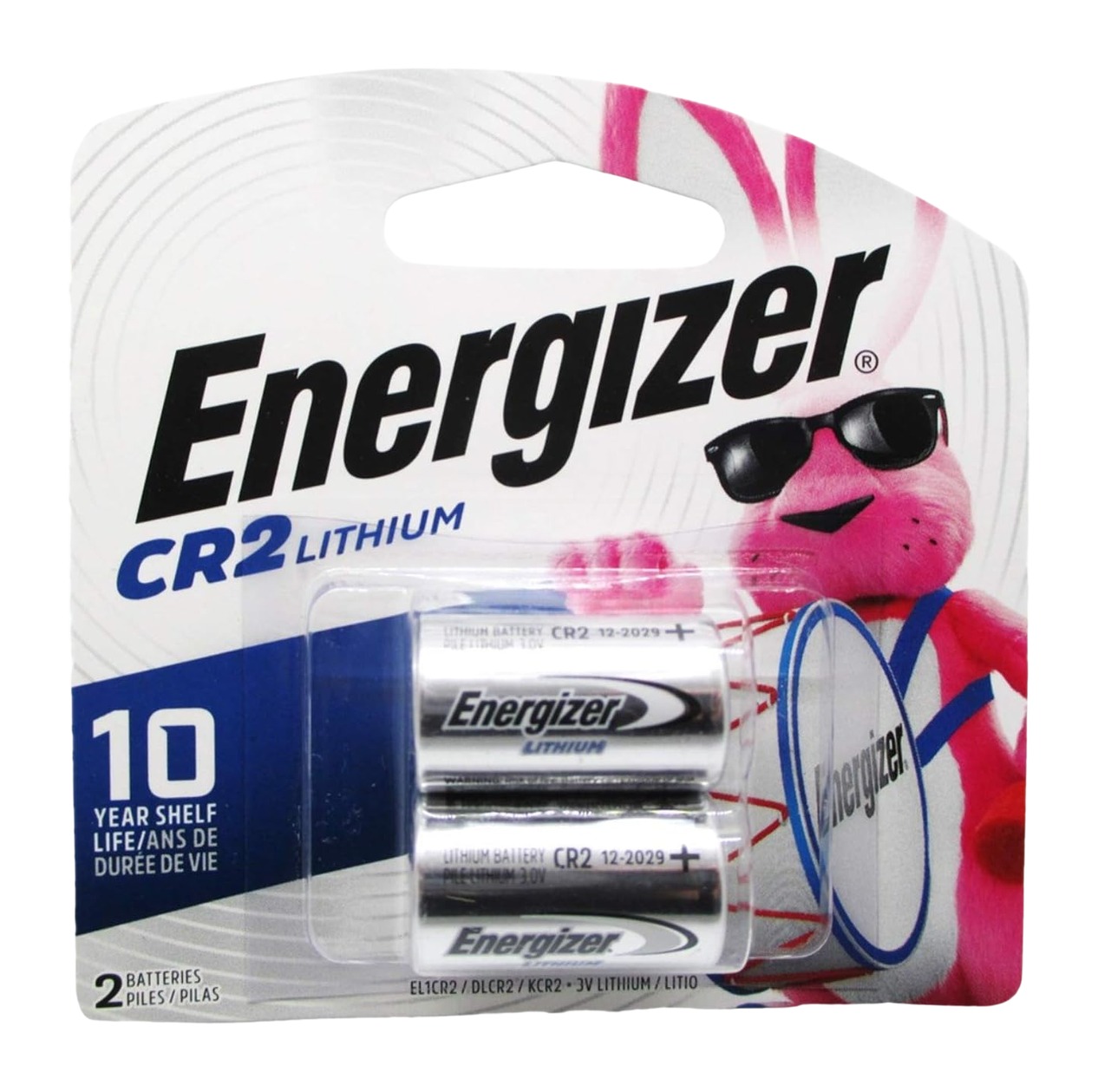 ENERGIZER EL1CR2BP2.B4  CR2 LITHIUM BATTERIES 2PK