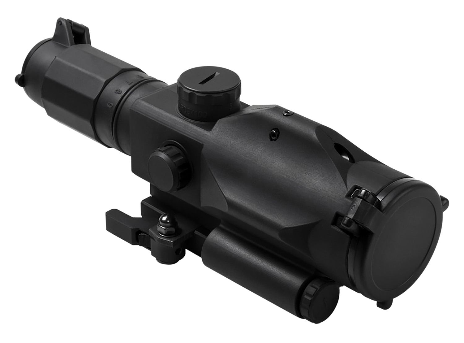 NcStar VSRTP3940GV3 SRT  Gen 3 Black Hardcoat Anodized 3-9x40mm Illuminated P4 Sniper Reticle Green Laser
