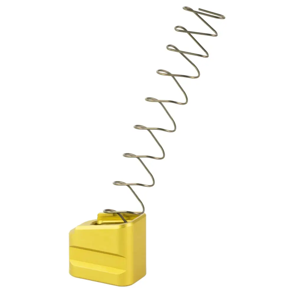 SHIELD ARMS MAG EXTENSION +5/4 GOLD FITS GLOCK 19/23 MAGS