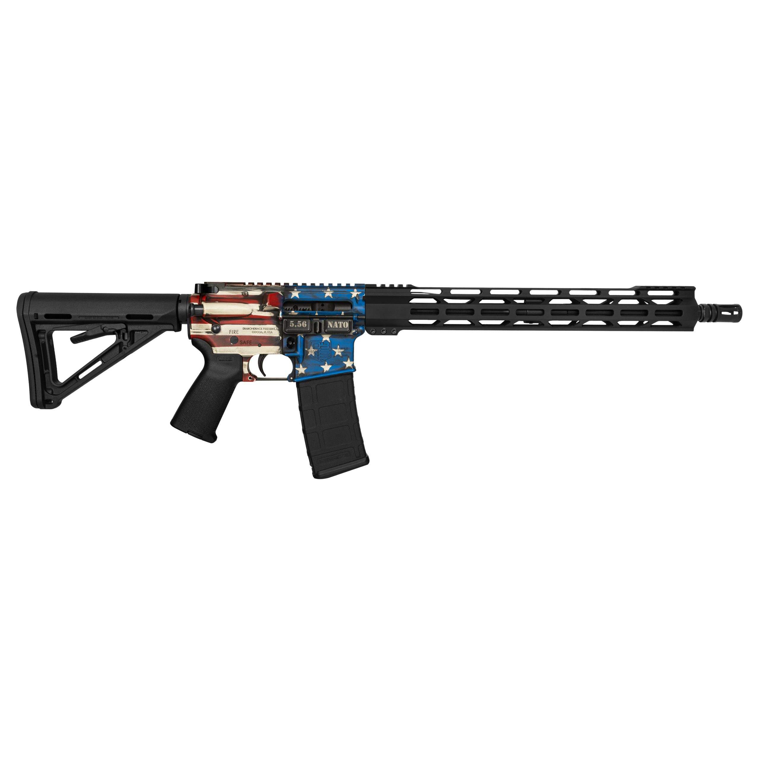 DIAMONDBACK FIREARMS DB15 5.56 FLAG 16" M-LOK 15"
