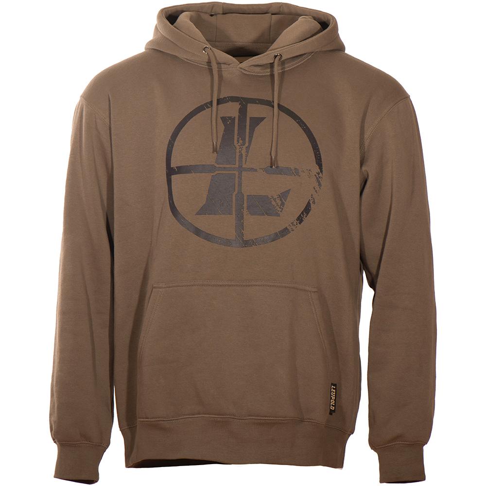 Leupold Distressed Reticle Hoodie Otter XL