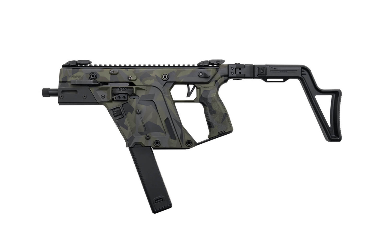 KRISS VECTOR G3 SBR CLASS3 10MM 5.5IN BBL FOLDING SIGHTS/STOCK WOODLAND DELTA CAMO 1/33RDMAG