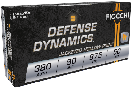 FIOCCHI AMO 380 AUTO 90GR JHP 50-RD ( 20 BOXES PER CASE )