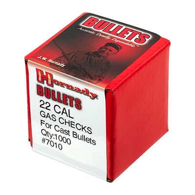 22 CALIBER GAS CHECKS 1,000/BOX